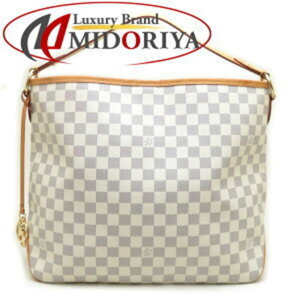 Louis Vuitton Damier Azur White Delightful Shoulder Bag Tote